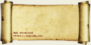 Jovana Postolović vizit kartica